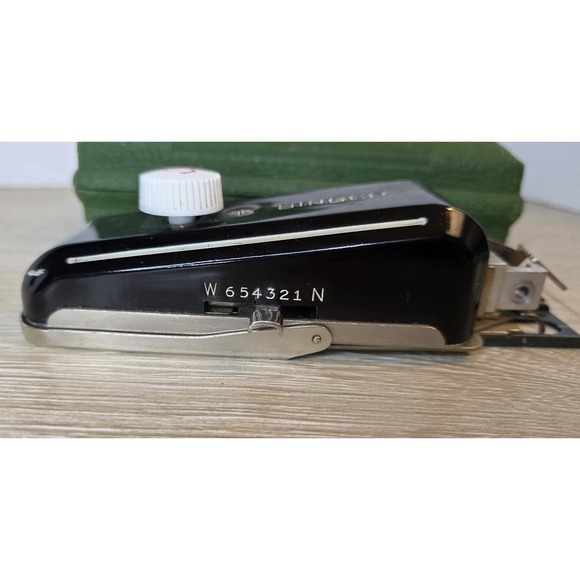 Vintage Singer Model W 654321 N Sewing Accessory w/ Green Case Beautiful - Picture 8 of 13